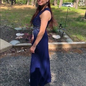 Blue Prom dress